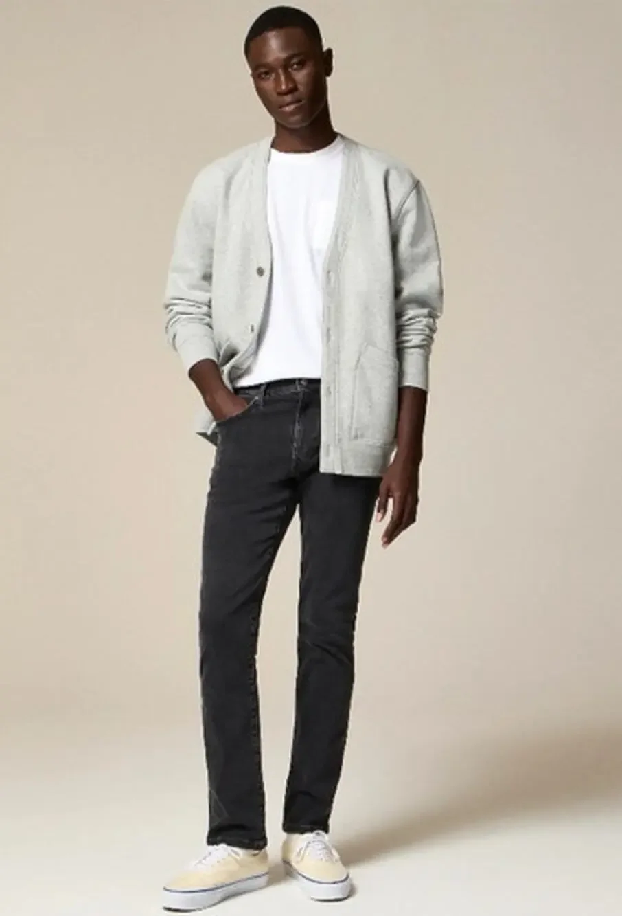 NWT J. Crew Men's 770™ Straight-Fit Stretch Jean In Dark Charcoal Wash Black 30
